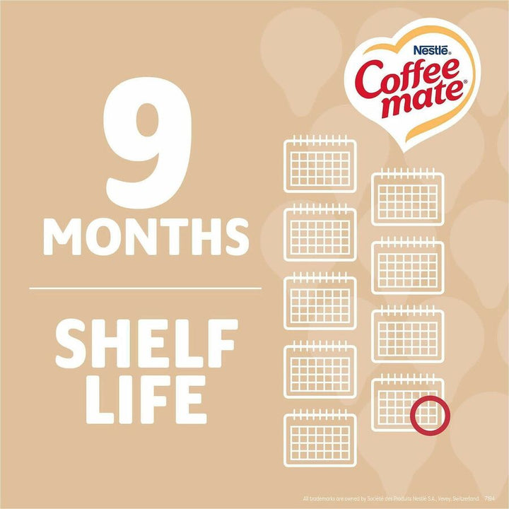 Image of Coffee mate 35110 Original Nondairy Liquid Creamer Singles, Original Flavor, 0.38 fl oz (11 mL), 50 Serving, 50 / Box