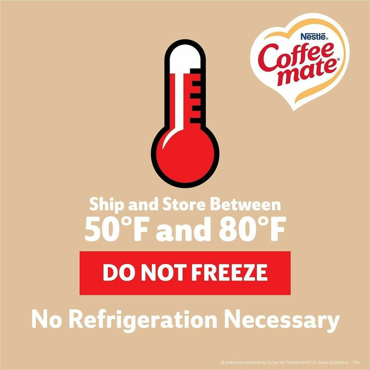 Image of Coffee mate 35110 Original Nondairy Liquid Creamer Singles, Original Flavor, 0.38 fl oz (11 mL), 50 Serving, 50 / Box