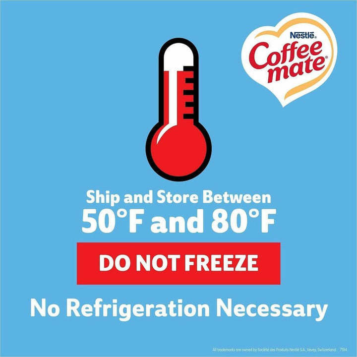 Image of Coffee mate 35170 French Vanilla Nondairy Liquid Creamer Singles
