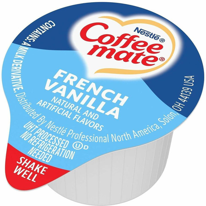 Image of Coffee mate 35170 French Vanilla Nondairy Liquid Creamer Singles