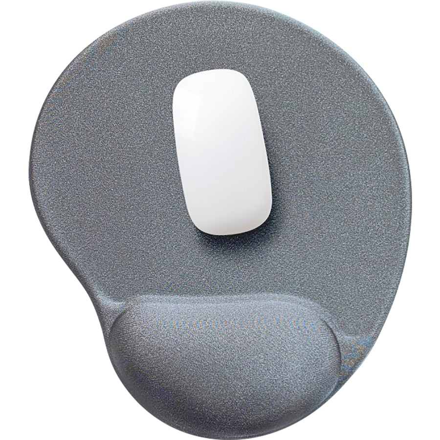 Image of Compucessory Gel Mouse Pad, Wrist Rest, 9"x10"x1", Gray