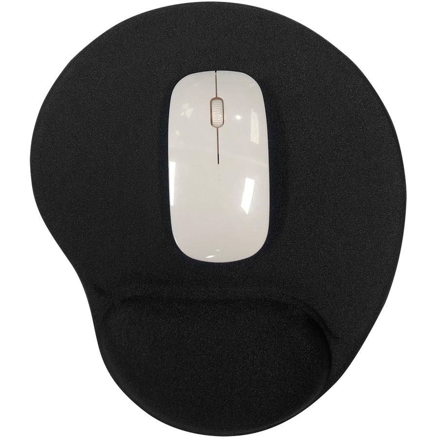 Image of Compucessory Gel Mouse Pad, Wrist Rest, 9"x10"x1", Black