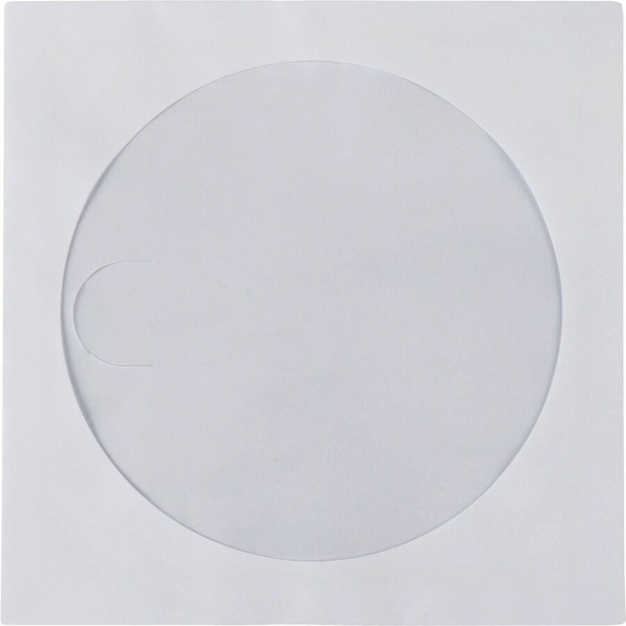 Image of Compucessory CD/DVD Window Envelopes, 5"x5", 250/BX, White