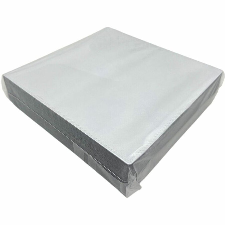 Image of Compucessory 26555 Self-Adhesive Poly CD/DVD Holders, 1 x CD/DVD Capacity, White, Polypropylene, 50 / Pack