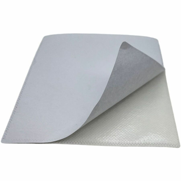 Image of Compucessory 26555 Self-Adhesive Poly CD/DVD Holders, 1 x CD/DVD Capacity, White, Polypropylene, 50 / Pack