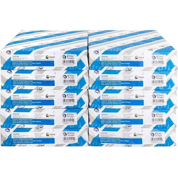 Image of Elite Image Multipurpose Paper,98 GE,20Ib.,8-1/2"x11",500/PK,10/CT,WE