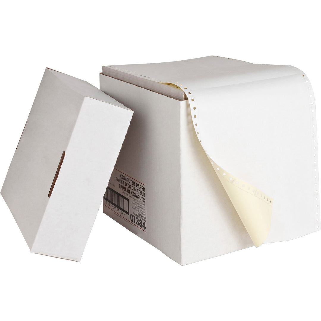 Image of Sparco Computer Paper,Multipart,2 Part,9-1/2"x11",1850/CT,WE/CA