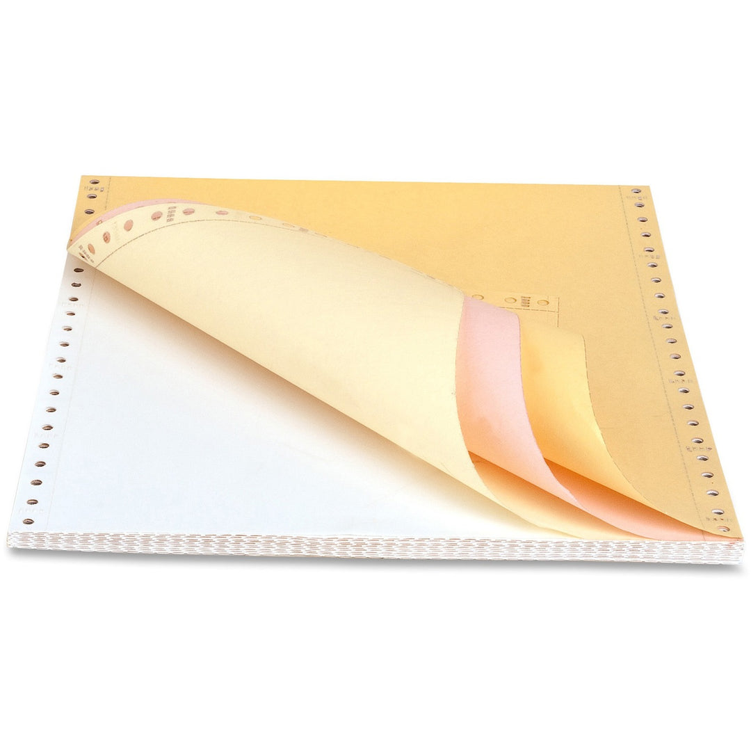 Image of Sparco Computer Ppr,Multipart,4-Parts,9-1/2"x11",900/CT,WE/YW/PK/GD