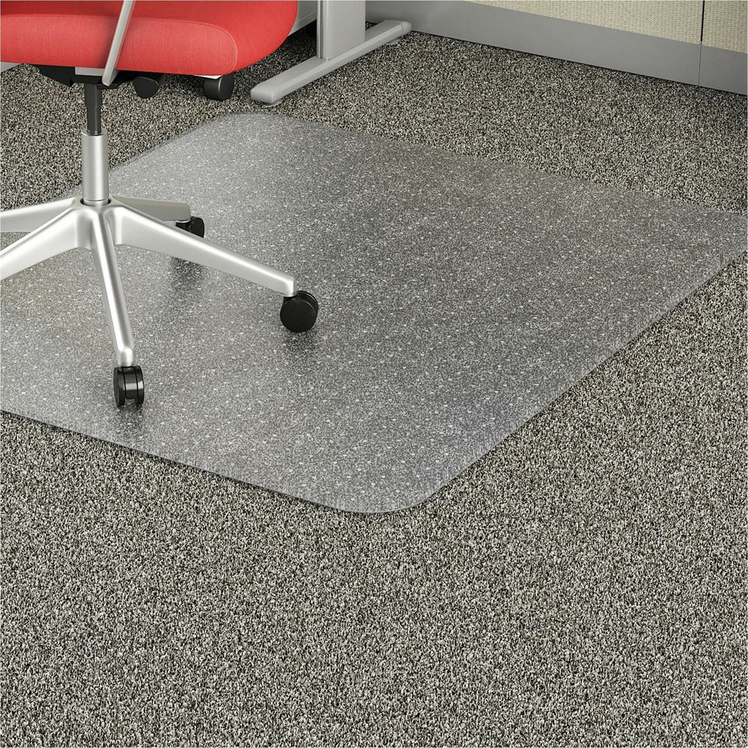 Image of Lorell Economy Chairmat, Rectangular, Low Pile, 46"x60", Clear