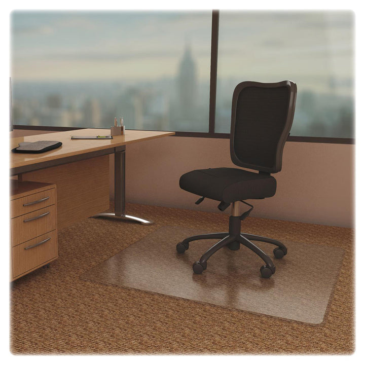 Image of Lorell Economy Chairmat, Rectangular, Low Pile, 46"x60", Clear
