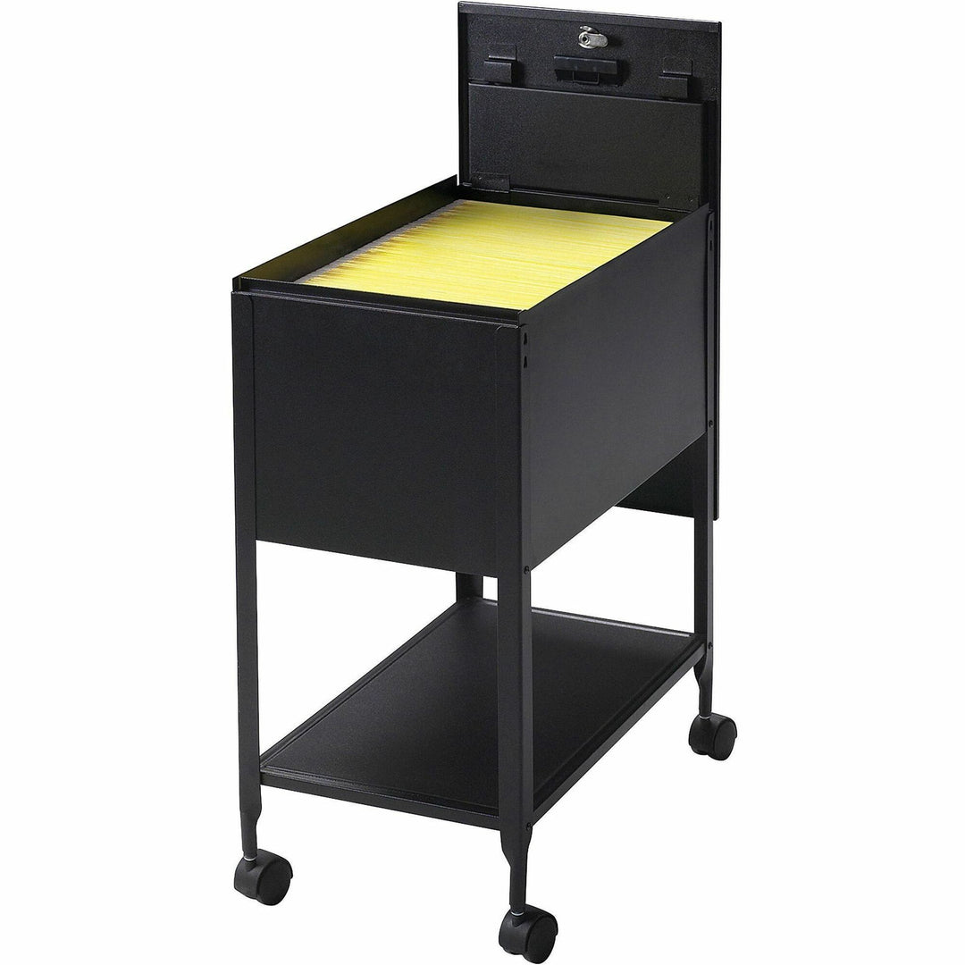 Image of Lorell Standard Mobile File, Locking, 13-1/2"x24-3/4"x28-1/4", BK