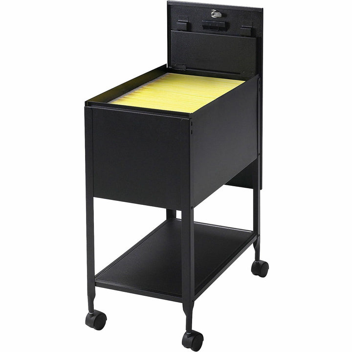 Image of Lorell Standard Mobile File, Locking, 13-1/2"x24-3/4"x28-1/4", BK