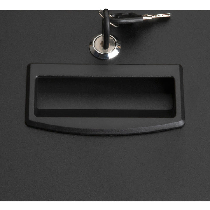 Image of Lorell Standard Mobile File, Locking, 13-1/2"x24-3/4"x28-1/4", BK