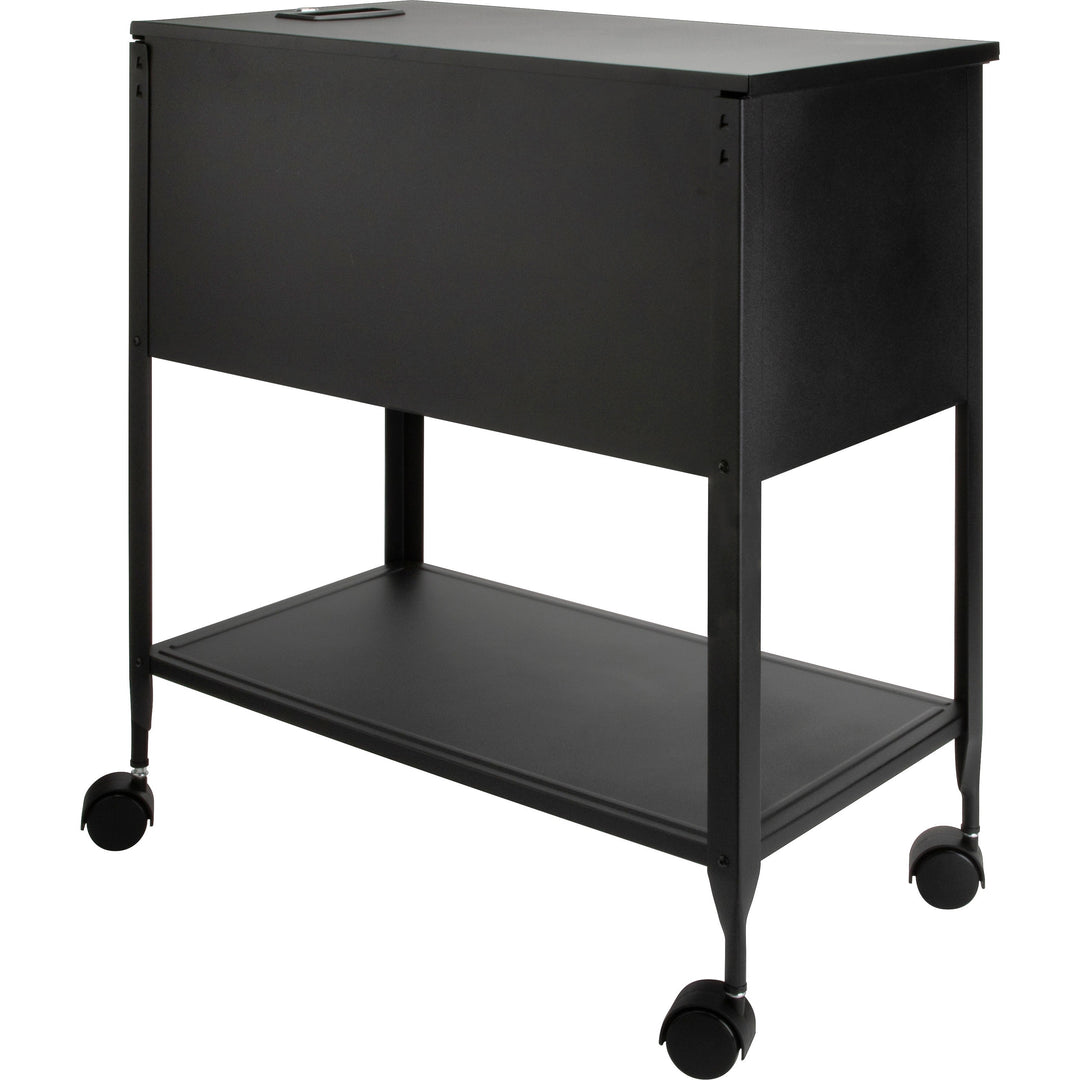 Image of Lorell Standard Mobile File, Locking, 13-1/2"x24-3/4"x28-1/4", BK