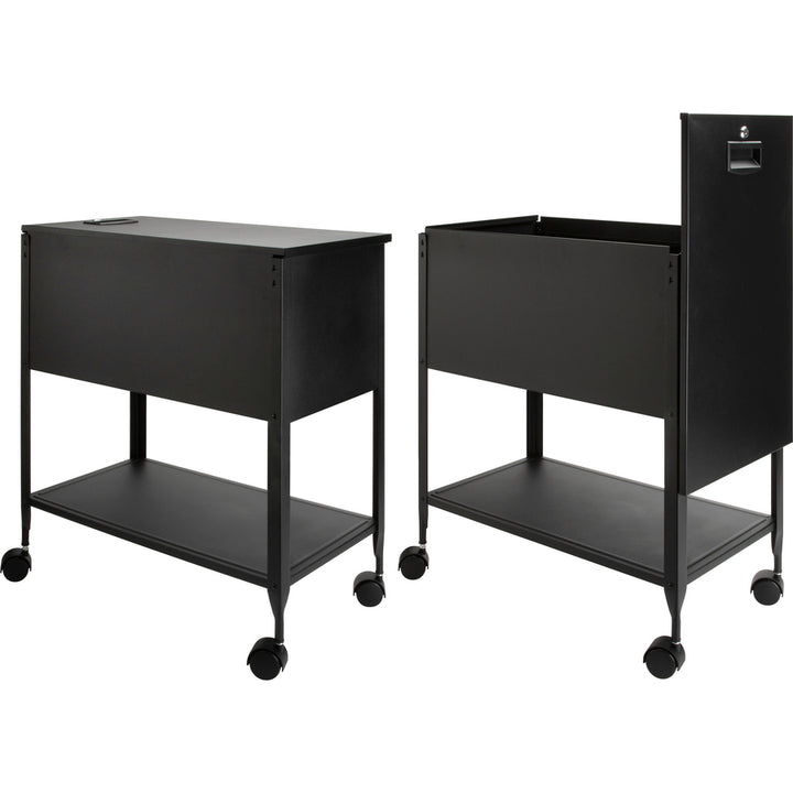 Image of Lorell Standard Mobile File, Locking, 13-1/2"x24-3/4"x28-1/4", BK