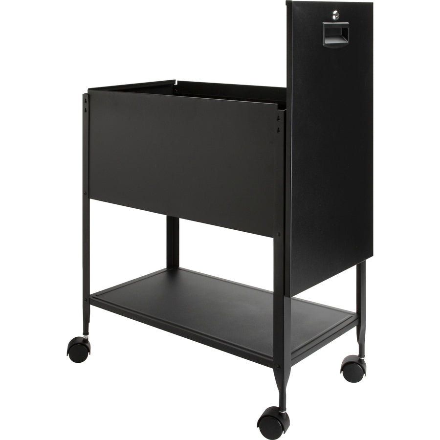 Image of Lorell Standard Mobile File, Locking, 13-1/2"x24-3/4"x28-1/4", BK