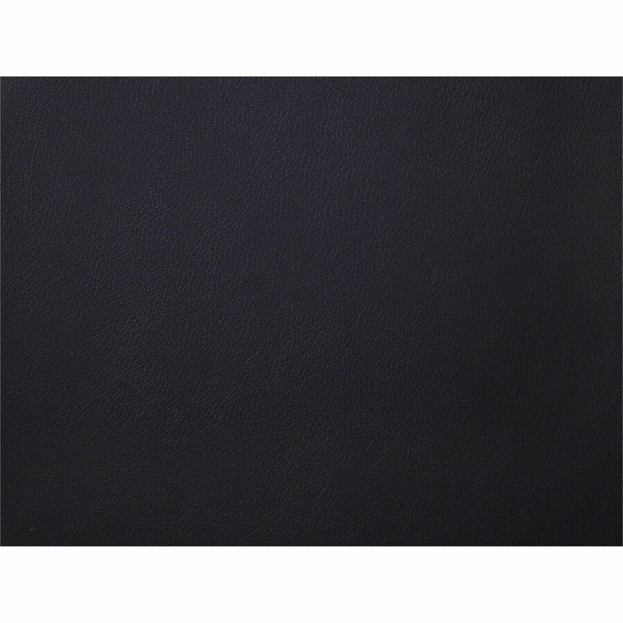 Image of Lorell 60116 Tufted Executive High-Back Office Chair, Black Seat Color, Leather Seat Material, Black Frame Color, 5-star Base, Black, 1 Each