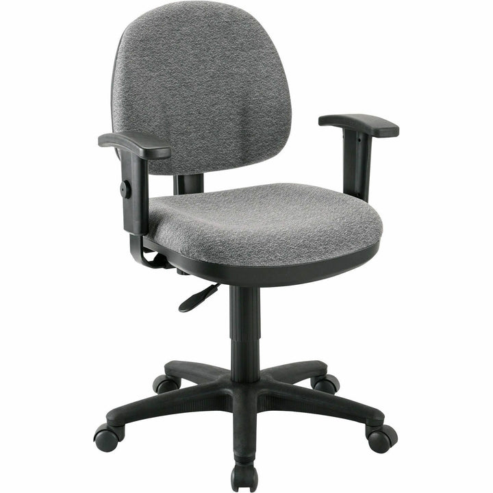 Image of Lorell Task Chair, Adjustable, 24"x24"x33"-38", Gray