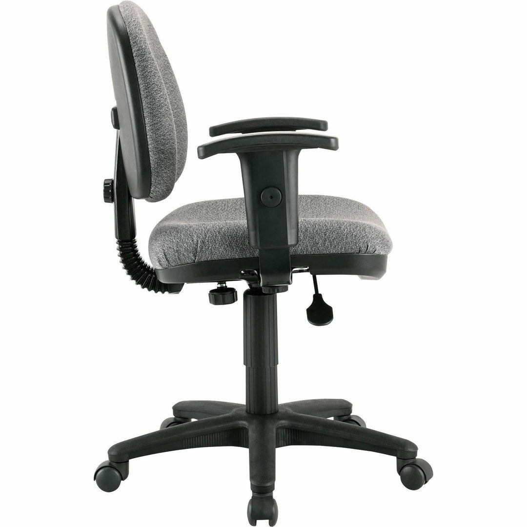 Image of Lorell Task Chair, Adjustable, 24"x24"x33"-38", Gray