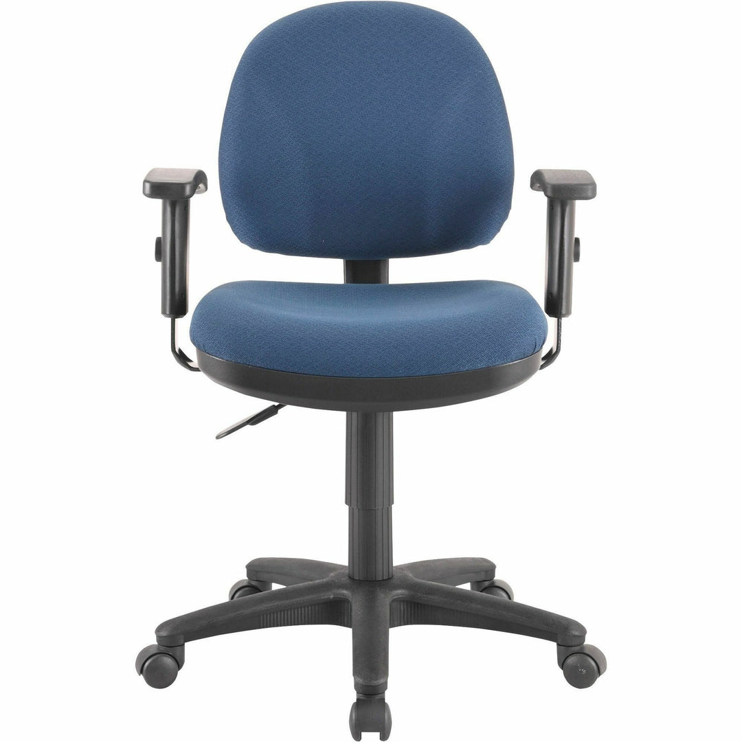 Image of Lorell Task Chair, Adjustable, 24"x24"x33"-38", Blue
