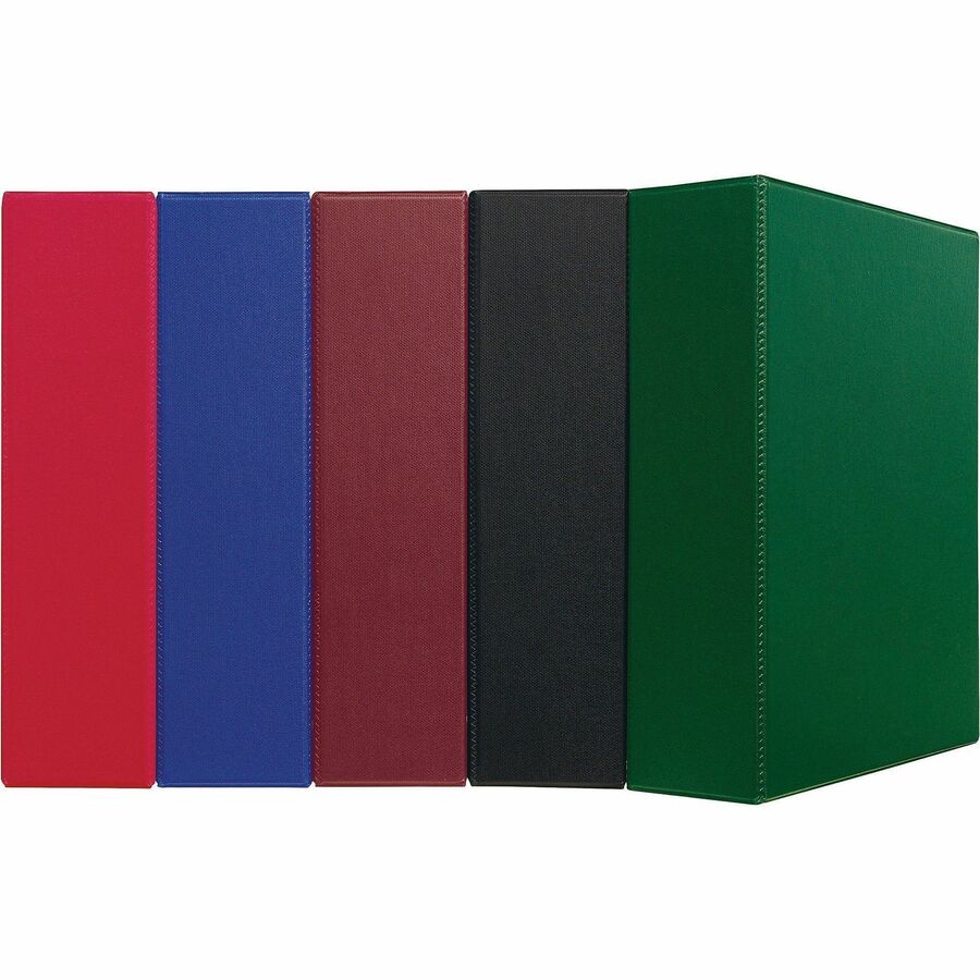 Image of Avery® Durable Non-View Binder With Durahinge And Slant Rings, 3 Rings, 2" Capacity, 11 X 8.5, Red