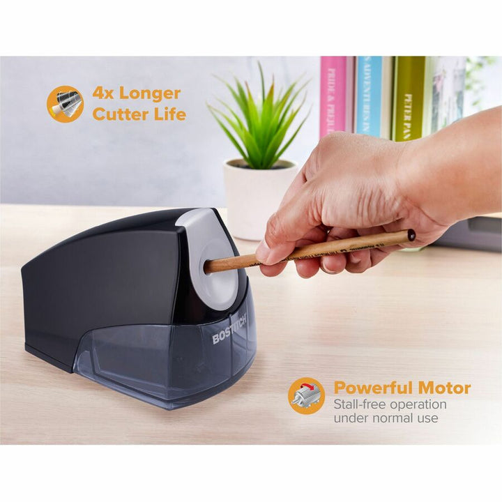Image of Bostitch® Personal Electric Pencil Sharpener, Ac-Powered, 4.25 X 8.4 X 4, Black