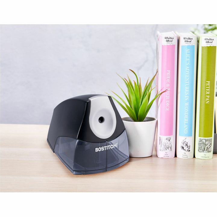 Image of Bostitch® Personal Electric Pencil Sharpener, Ac-Powered, 4.25 X 8.4 X 4, Black