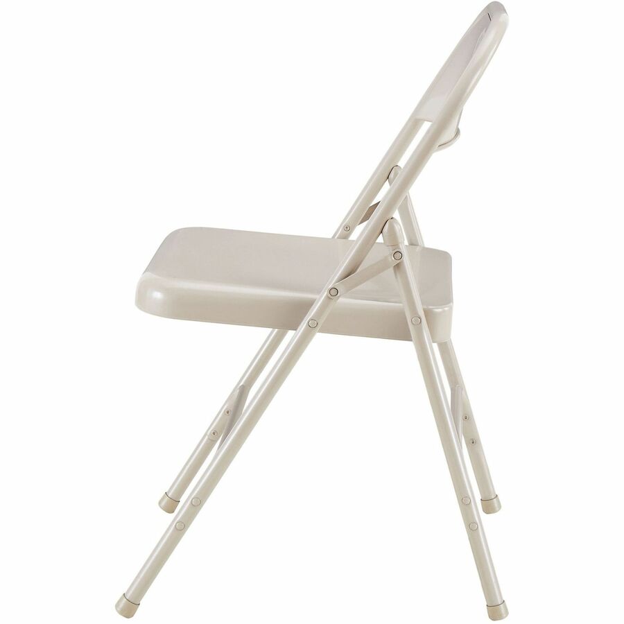 Image of Lorell Folding Chairs,Steel Seat,19-3/8"x18-1/4"x29-5/8",4/CT,BG