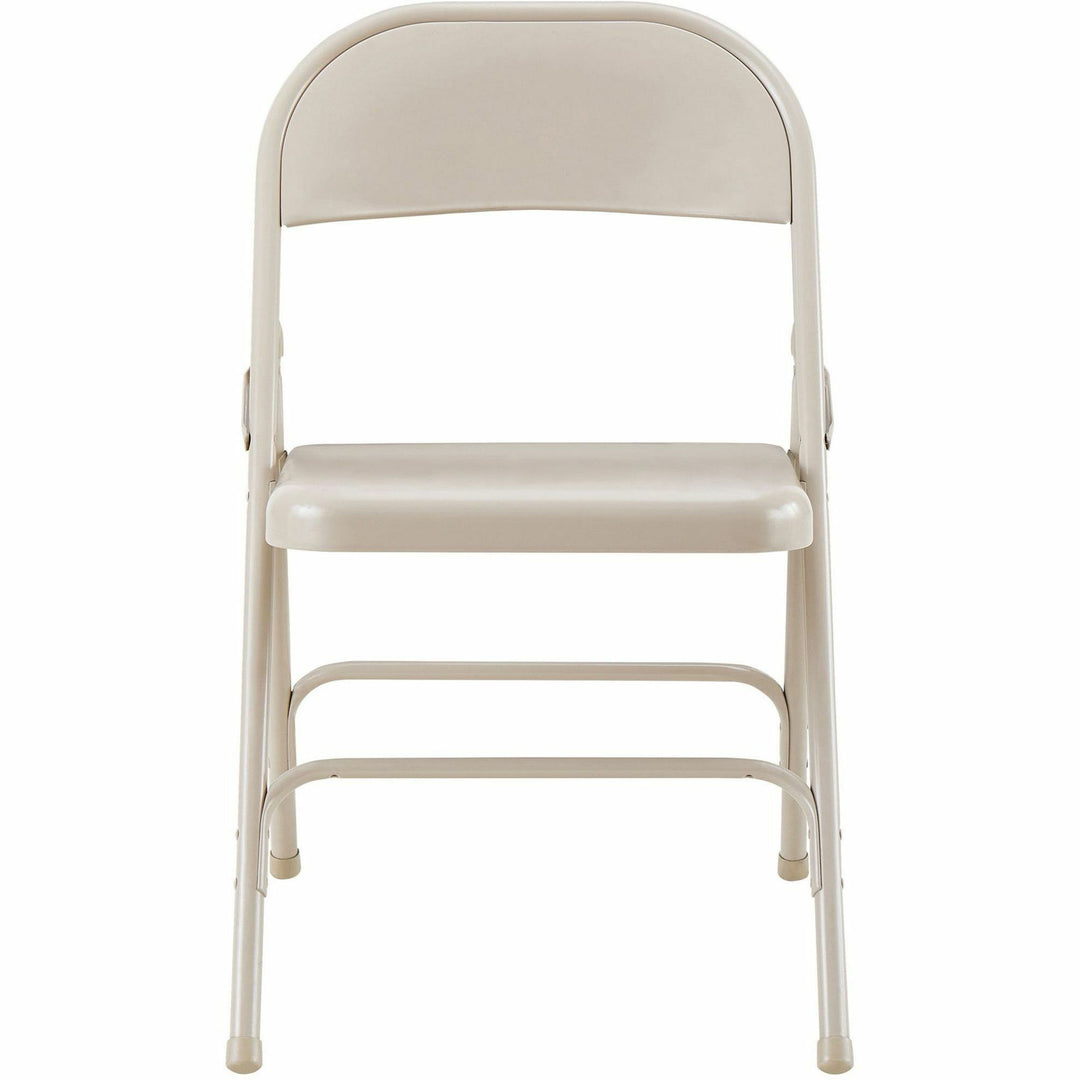 Image of Lorell Folding Chairs,Steel Seat,19-3/8"x18-1/4"x29-5/8",4/CT,BG
