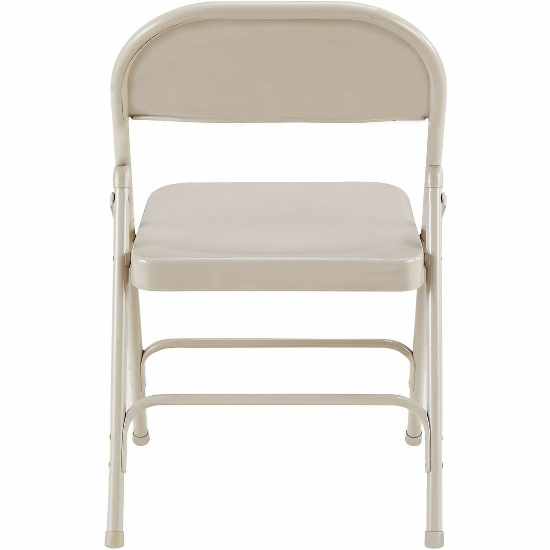 Image of Lorell Folding Chairs,Steel Seat,19-3/8"x18-1/4"x29-5/8",4/CT,BG