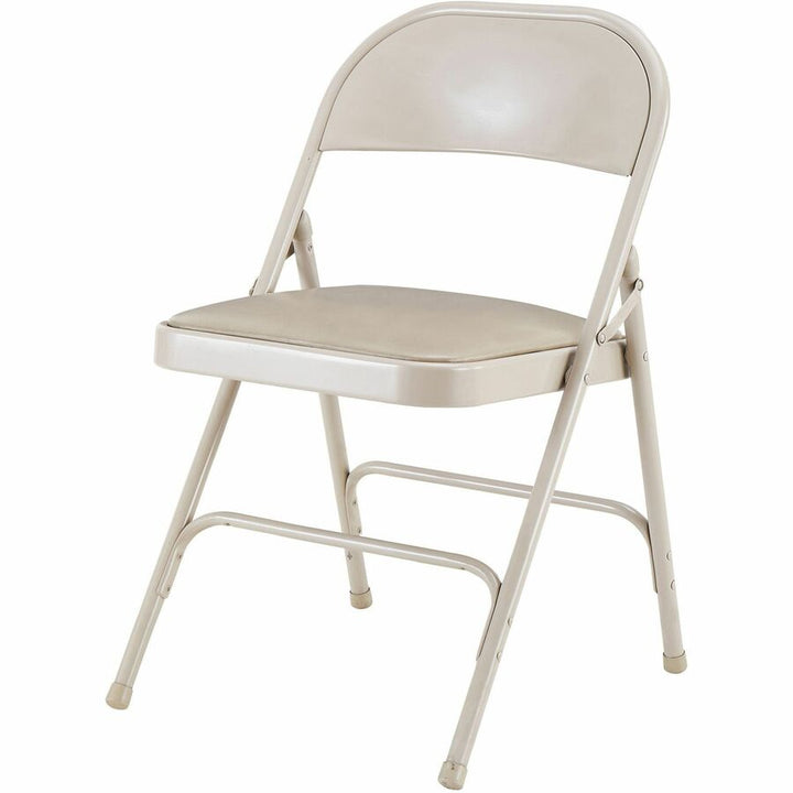 Image of Lorell Folding Chairs,Padded Seat,19-3/8"x18-1/4"x29-5/8",4/CT,BG