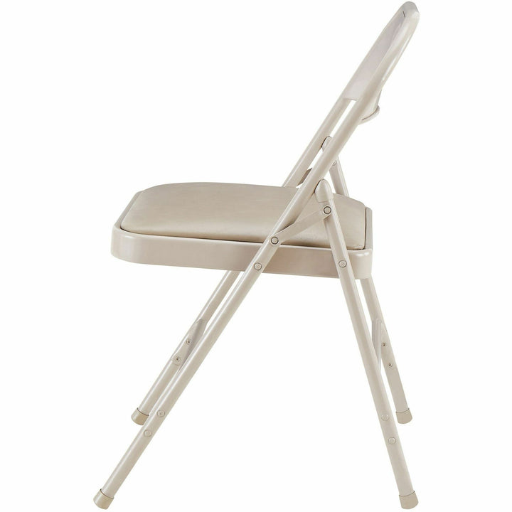 Image of Lorell Folding Chairs,Padded Seat,19-3/8"x18-1/4"x29-5/8",4/CT,BG