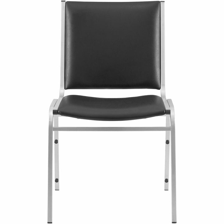 Image of Lorell Stacking Chairs, Armless, 20-3/4"x19-3/8"x35-5/8",4/CT,Black