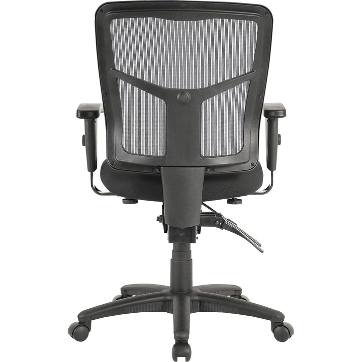 Image of Lorell Mid-Back Chair,Mesh,25-1/4"x23-1/2"x40-1/2",Black
