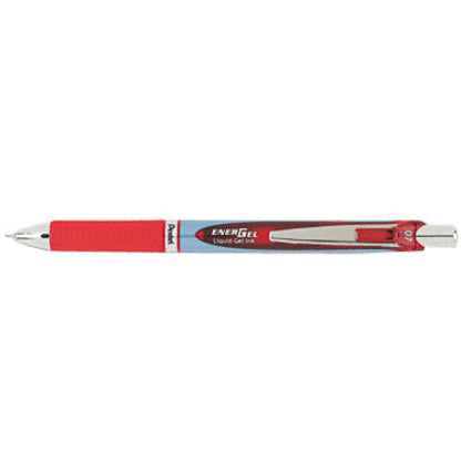 Image of Pentel® EnerGel RTX Gel Pen, Retractable, Medium 0.7 mm, Red Ink, Red/Blue Barrel