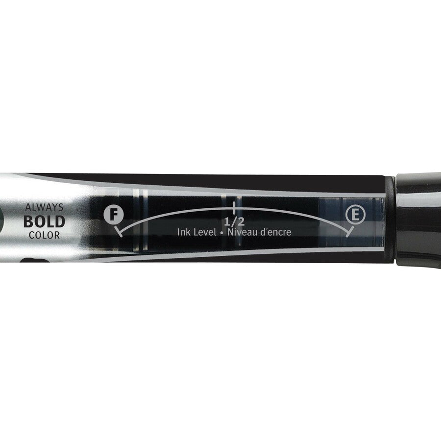 Image of Quartet 5001-2M EnduraGlide Dry-Erase Markers, Black Ink, Transparent Barrel, 12 / Box