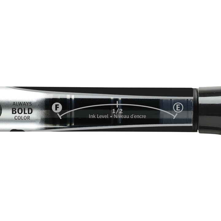 Image of Quartet 5001-2M EnduraGlide Dry-Erase Markers, Black Ink, Transparent Barrel, 12 / Box