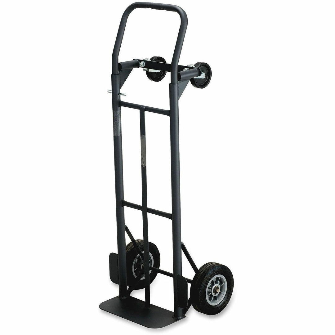 Image of Safco 4070 Tuff Truck Convertible, 500 lb Load Capacity, 8" Caster Size, 18.50" W x 12" D x 52" Height, Steel Frame, Black, 1 Each