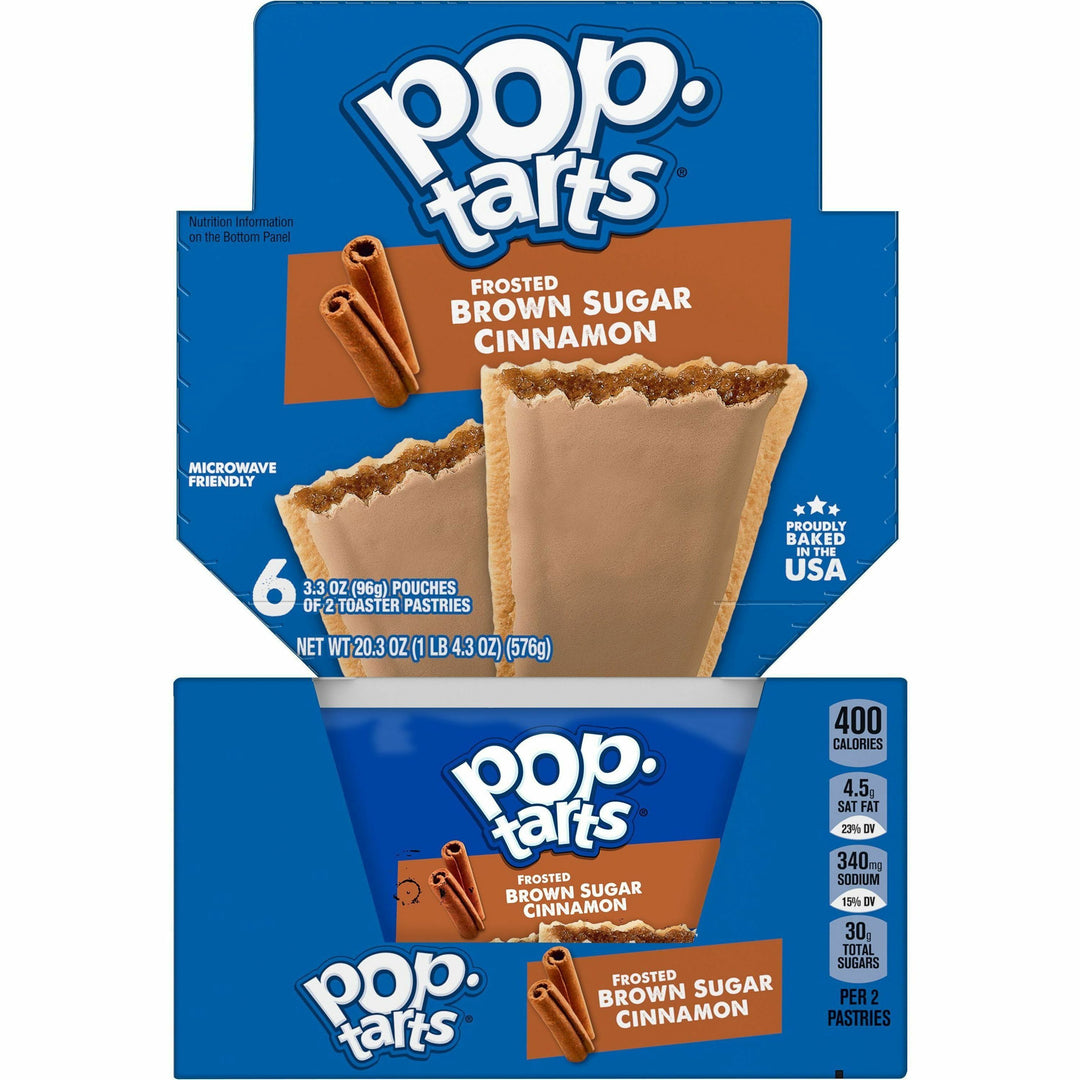 Image of Keebler® Pop Tarts, 3.67 oz., 2/PK, 12/BX, Brown Sugar and Cinnamon