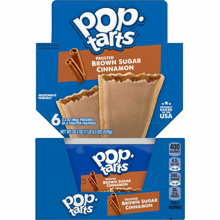 Image of Keebler® Pop Tarts, 3.67 oz., 2/PK, 12/BX, Brown Sugar and Cinnamon