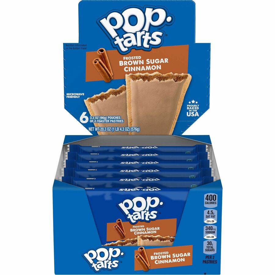 Image of Keebler® Pop Tarts, 3.67 oz., 2/PK, 12/BX, Brown Sugar and Cinnamon