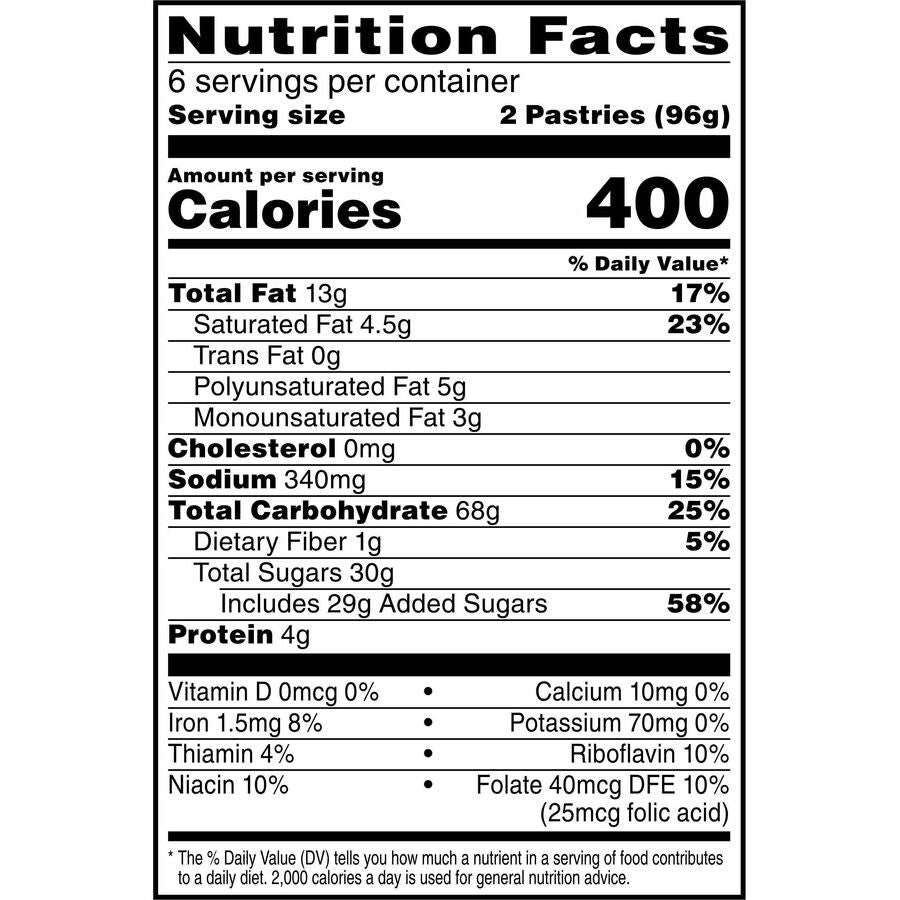 Image of Keebler® Pop Tarts, 3.67 oz., 2/PK, 12/BX, Brown Sugar and Cinnamon