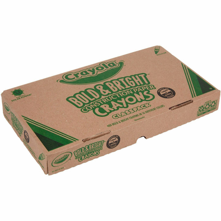 Image of Crayola® Crayons,Classpk f/Craft Paper,16 Colors,400/BX, AST