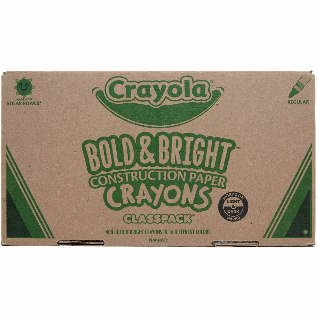 Image of Crayola® Crayons,Classpk f/Craft Paper,16 Colors,400/BX, AST