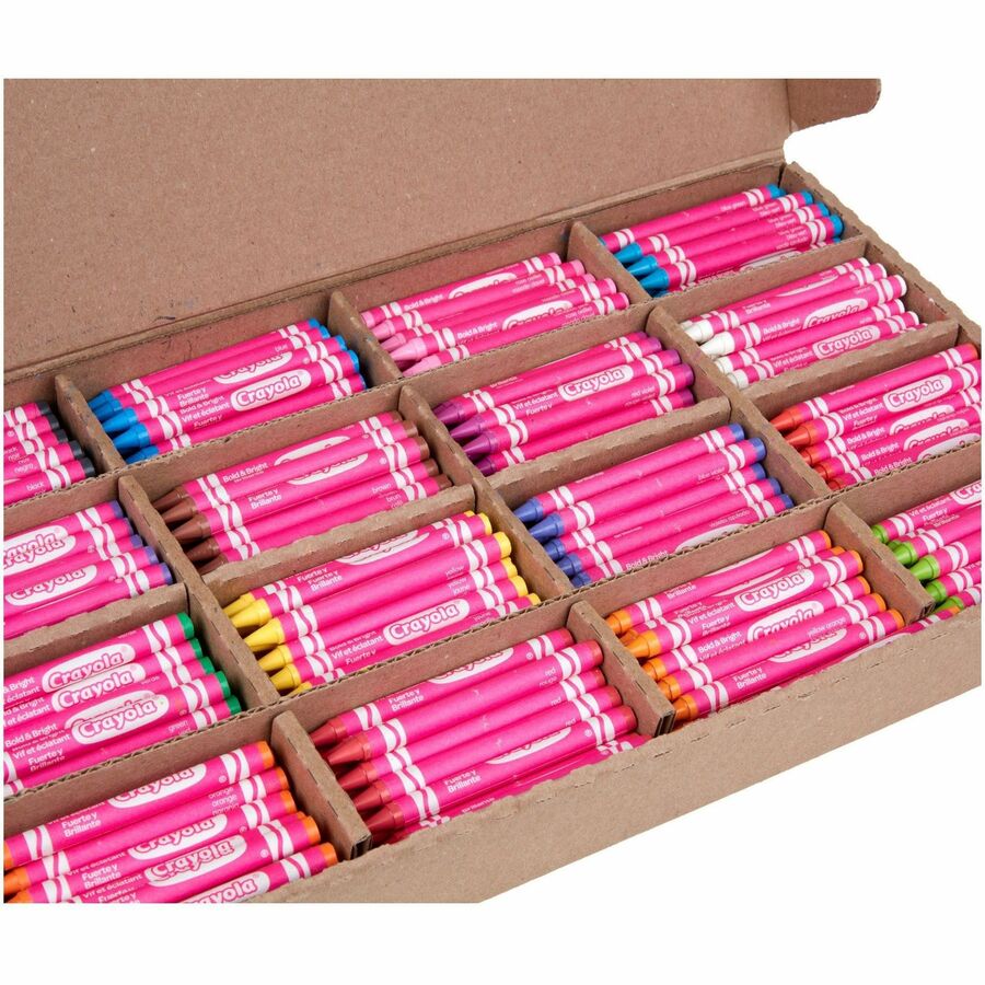 Image of Crayola® Crayons,Classpk f/Craft Paper,16 Colors,400/BX, AST