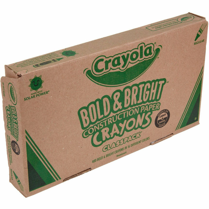 Image of Crayola® Crayons,Classpk f/Craft Paper,16 Colors,400/BX, AST