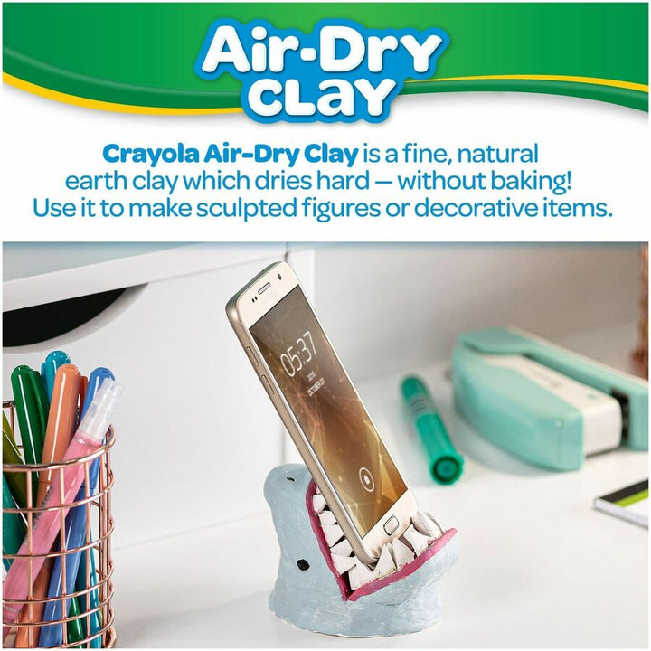 Image of Crayola 575001 Air-Dry Clay Value Pack, Clay Craft, Art, Classroom Activities, White, 4 / Box