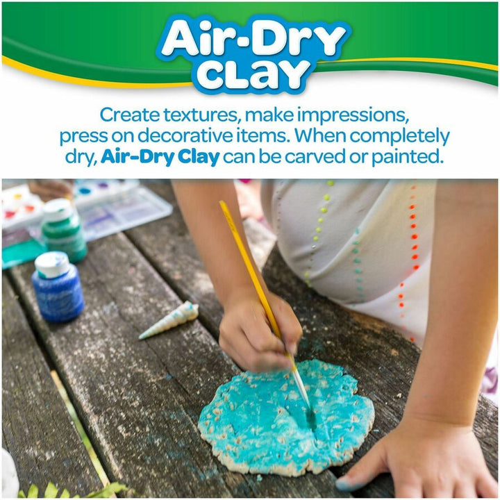 Image of Crayola 575001 Air-Dry Clay Value Pack, Clay Craft, Art, Classroom Activities, White, 4 / Box