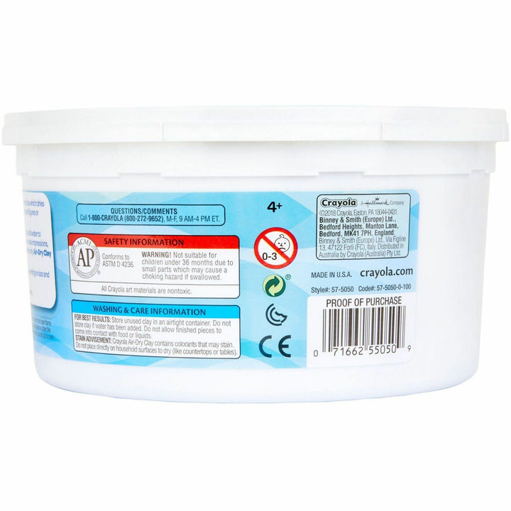 Image of Crayola® Air-Dry Clay,White, 2.5 lbs
