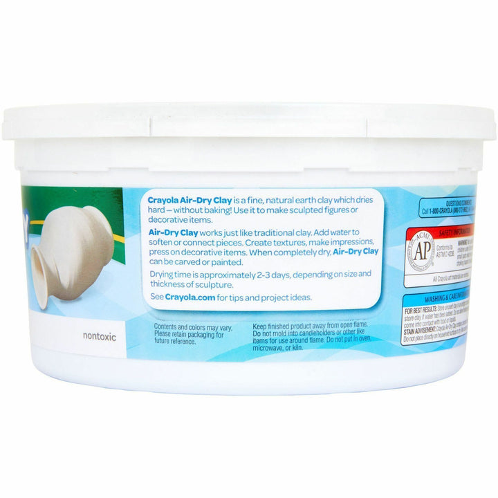 Image of Crayola® Air-Dry Clay,White, 2.5 lbs